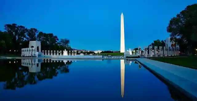 Free download washington monument sunset twilight free picture to be edited with GIMP free online image editor