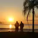 Watching the sea at sunset  screen for extension Chrome web store in OffiDocs Chromium