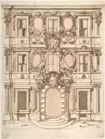 Free download Watercolor for a Palace Facade free photo or picture to be edited with GIMP online image editor