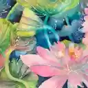 Watercolor Lotus Flowers  screen for extension Chrome web store in OffiDocs Chromium