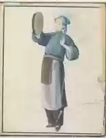 Free download Watercolor of musician playing frame drum free photo or picture to be edited with GIMP online image editor