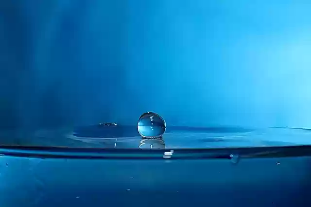 Free download Water Drop Blue -  free photo or picture to be edited with GIMP online image editor