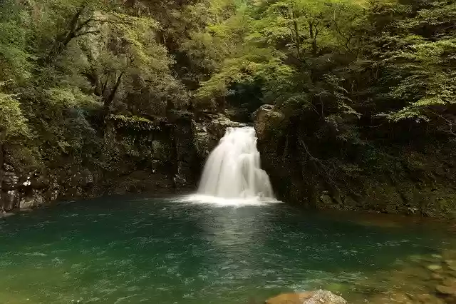 Free download Waterfall Japan Water -  free free photo or picture to be edited with GIMP online image editor