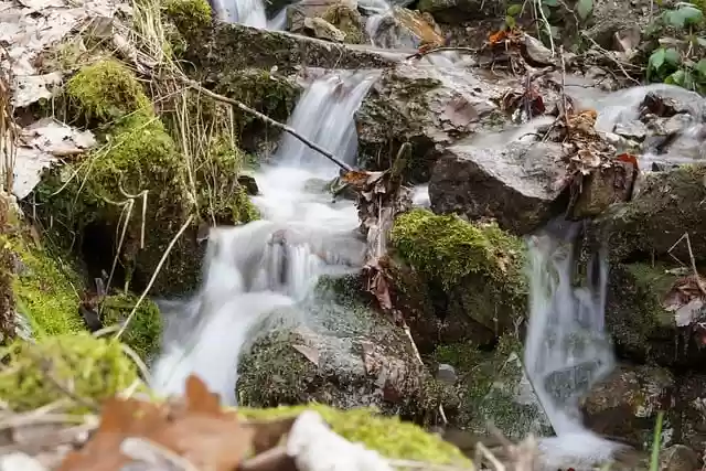 Free download waterfall river stream nature free picture to be edited with GIMP free online image editor