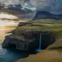 waterfalls and sea  screen for extension Chrome web store in OffiDocs Chromium