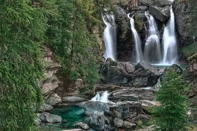 Free download waterfalls national park free picture to be edited with GIMP free online image editor