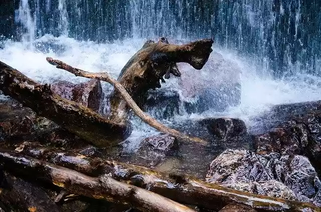 Free download Waterfall Water Stones -  free photo or picture to be edited with GIMP online image editor