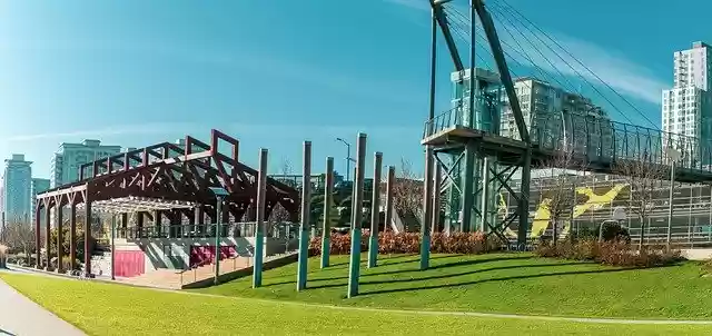 Free download Waterfront Architecture Landscape -  free free photo or picture to be edited with GIMP online image editor