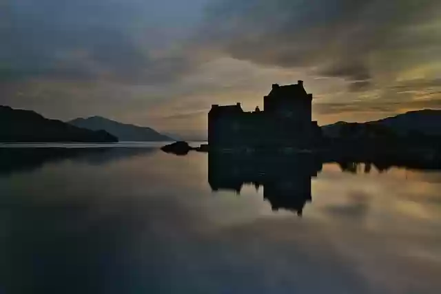 Free download water night castle architecture free picture to be edited with GIMP free online image editor