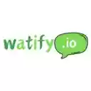 Watify.io  screen for extension Chrome web store in OffiDocs Chromium