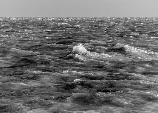 Free download wave ocean sea water monochrome free picture to be edited with GIMP free online image editor