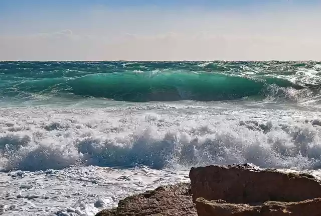 Free download waves beach sea water travel free picture to be edited with GIMP free online image editor
