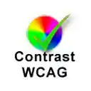 Pantalla de control de contraste de color WCAG para la extensión Chrome web store en OffiDocs Chromium