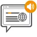 Web2Speech  screen for extension Chrome web store in OffiDocs Chromium