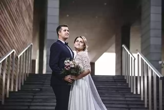 Free download wedding couple portrait love free picture to be edited with GIMP free online image editor