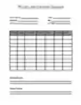 Free download Weekly Job Schedule Example DOC, XLS or PPT template free to be edited with LibreOffice online or OpenOffice Desktop online