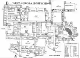 Free download West Aurora High School Map First Floor free photo or picture to be edited with GIMP online image editor