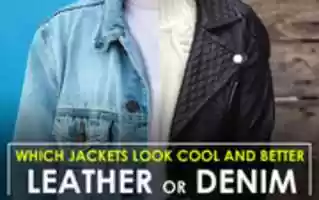 Free download Which Jackets Look Cool And Better Leather Or Denim? free photo or picture to be edited with GIMP online image editor