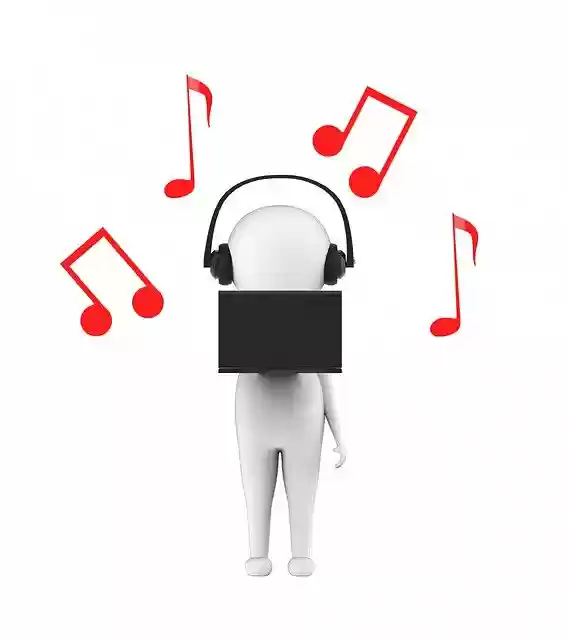 Free download white cartoon isolated guy music free picture to be edited with GIMP free online image editor