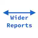 Wider Reports  screen for extension Chrome web store in OffiDocs Chromium