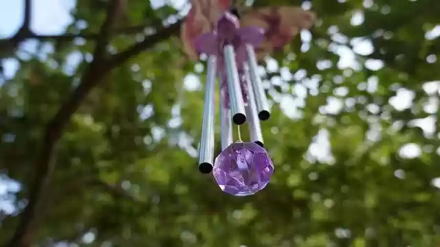 Free download Wind Chimes Garden Decor -  free photo or picture to be edited with GIMP online image editor