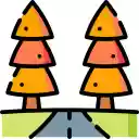 Winding Road Through Autumn Hills  screen for extension Chrome web store in OffiDocs Chromium