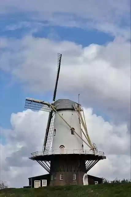 Free download Windmill Holland Netherlands -  free photo or picture to be edited with GIMP online image editor