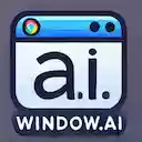 window.ai Detector  screen for extension Chrome web store in OffiDocs Chromium