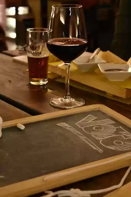Free download Wine Beer Blackboard -  free photo or picture to be edited with GIMP online image editor