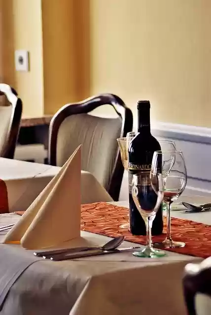 Free download Wine Chair Restaurant -  free free photo or picture to be edited with GIMP online image editor