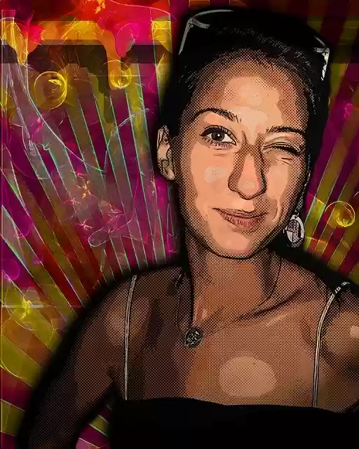 Free download Wink Pop Art Woman -  free illustration to be edited with GIMP free online image editor