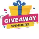 Winners Giveaway  screen for extension Chrome web store in OffiDocs Chromium