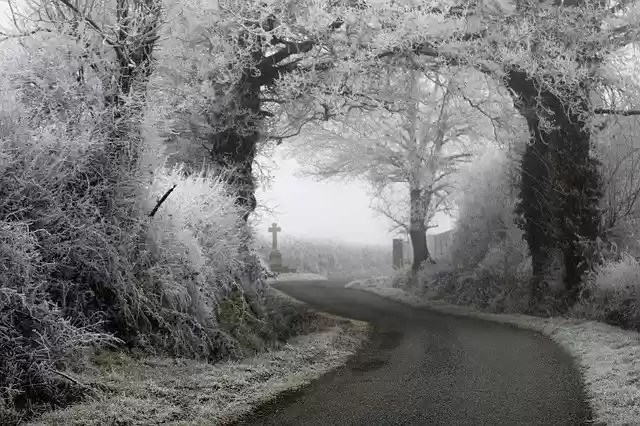 Free download Winter Road Gel -  free photo or picture to be edited with GIMP online image editor