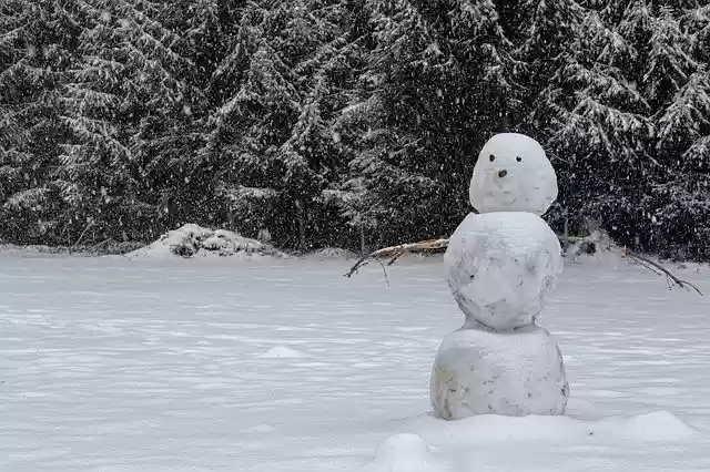 Free download Winter Snow Snowman -  free illustration to be edited with GIMP free online image editor