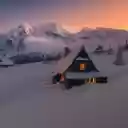 Winter Snowy House Day and Night Live Wallpaper  screen for extension Chrome web store in OffiDocs Chromium