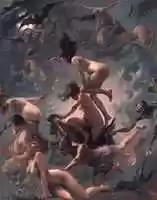 Free download Witches Going To Their Sabbath, By Luis Ricardo Falero free photo or picture to be edited with GIMP online image editor