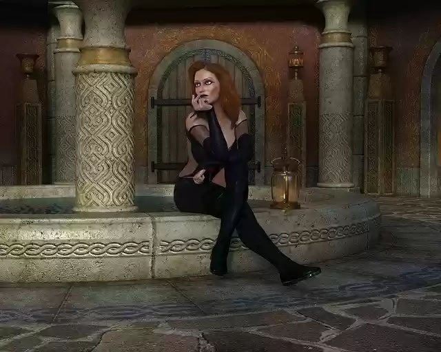 Free download Witch Fantasy 3D Model -  free illustration to be edited with GIMP online image editor