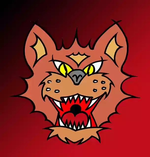 Free download Wolf Cat Tooth -  free illustration to be edited with GIMP free online image editor