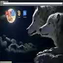 Wolves Theme 1366x768  screen for extension Chrome web store in OffiDocs Chromium