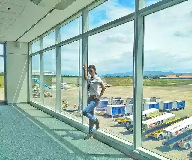 Free download Woman Aviation Female -  free free photo or picture to be edited with GIMP online image editor