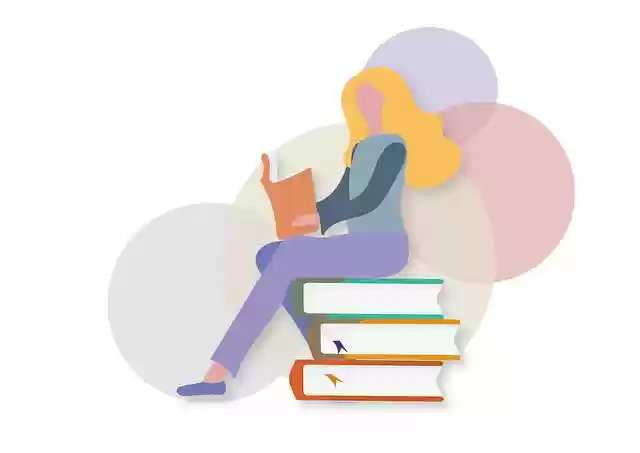 Free download woman book read to sit cartoon free picture to be edited with GIMP free online image editor