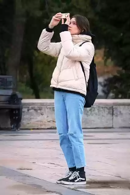 Free download woman casual backpack smartphone free picture to be edited with GIMP free online image editor