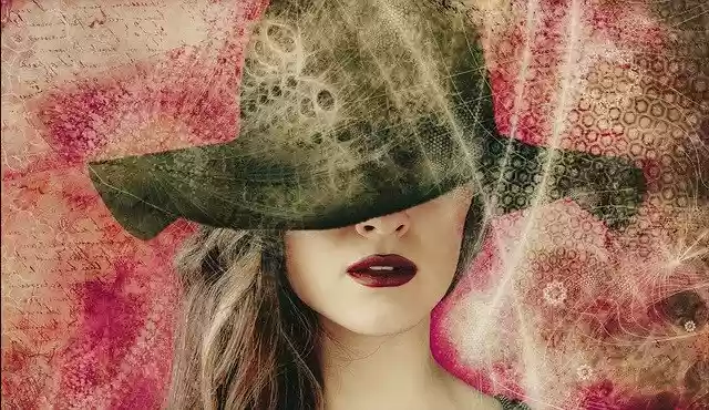 Free download woman girl hat portrait model free picture to be edited with GIMP free online image editor