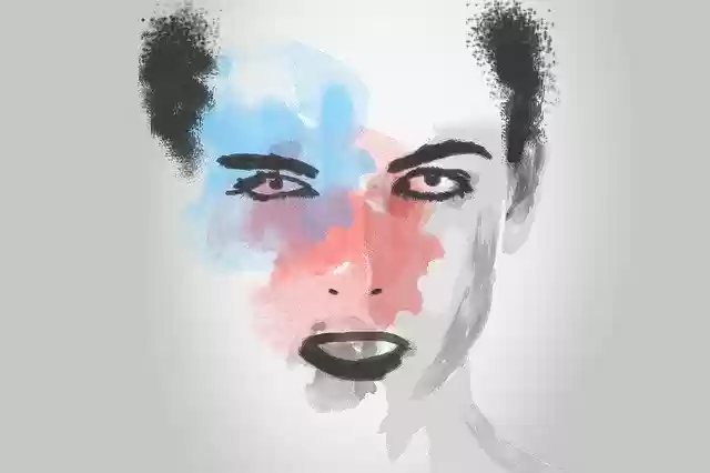 Free download Woman Head Art -  free illustration to be edited with GIMP free online image editor