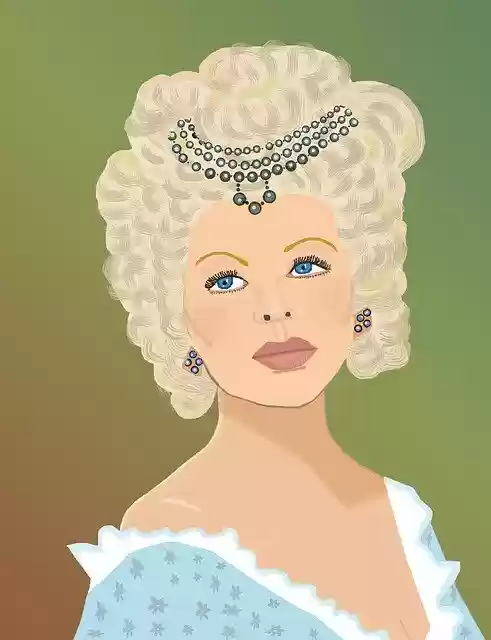 Free download Woman Jewels In Hair Glamorous -  free illustration to be edited with GIMP free online image editor
