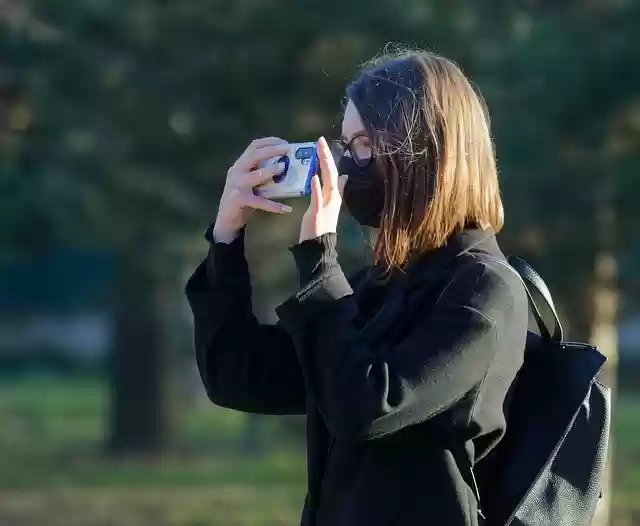 Free download woman mask smartphone trees free picture to be edited with GIMP free online image editor