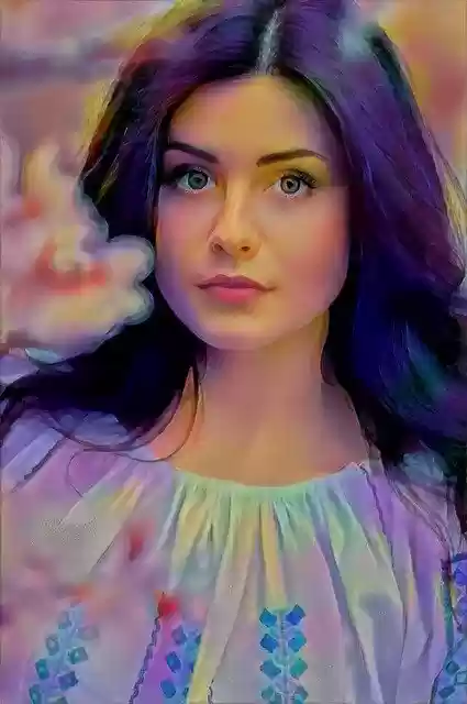 Free download Woman Portrait Painting -  free illustration to be edited with GIMP free online image editor