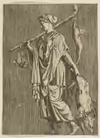 Free download Woman Returning from the Hunt free photo or picture to be edited with GIMP online image editor