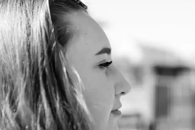 Free download Woman Thoughts Think -  free photo or picture to be edited with GIMP online image editor