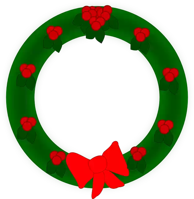Free download Wreath Christmas Decoration - Free vector graphic on Pixabay free illustration to be edited with GIMP free online image editor